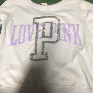 Love pink sweatshirt